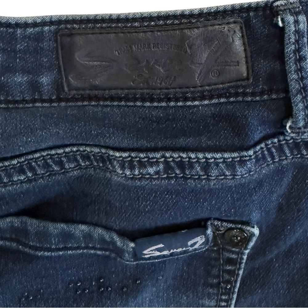 Seven7 Jeans – Women’s Size 10 Stretch Skinny / Legging Jean, Dark Wash - Picture 2 of 6